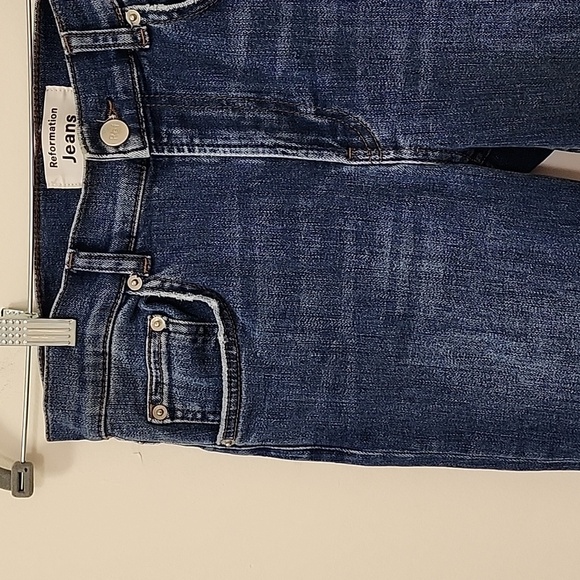 Reformation Jeans Harper High Rise Skinny Denim Jeans Destin Wash size 26 - Picture 16 of 16